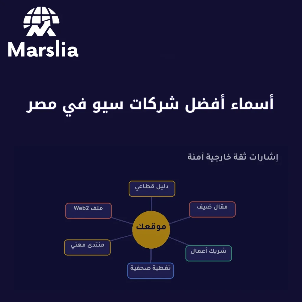 أسماء أفضل شركات سيو في مصر: معايير تفرز الجاد من القوائم الوهمية