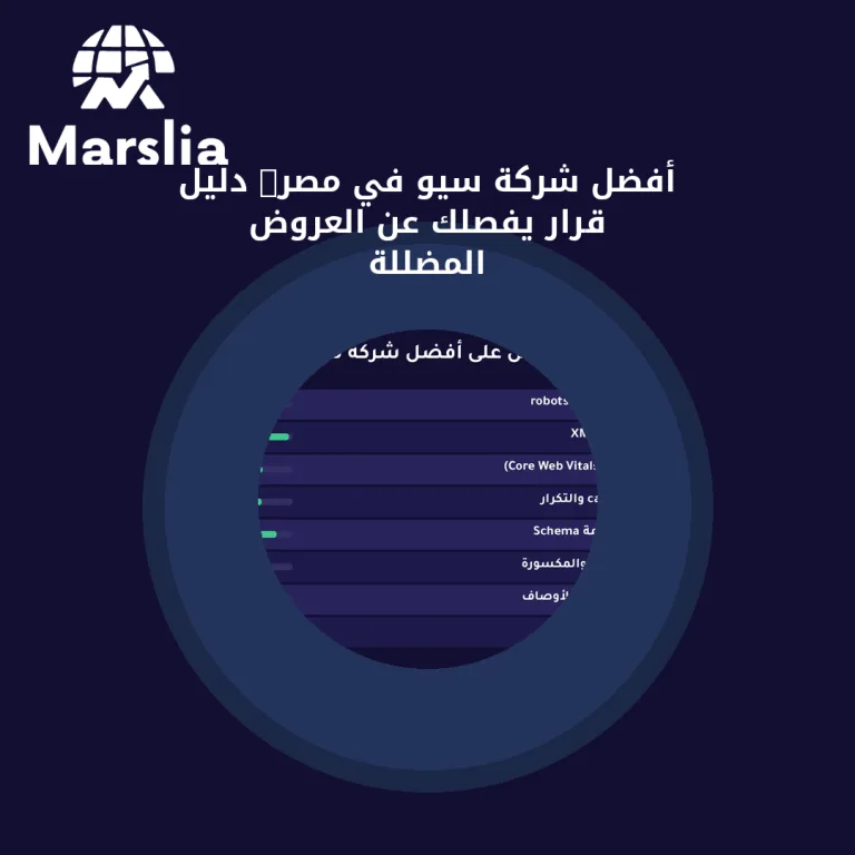 أفضل شركة سيو في مصر: دليل قرار يفصلك عن العروض المضللة