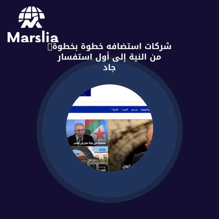 شركات استضافه خطوة بخطوة: من النية إلى أول استفسار جاد