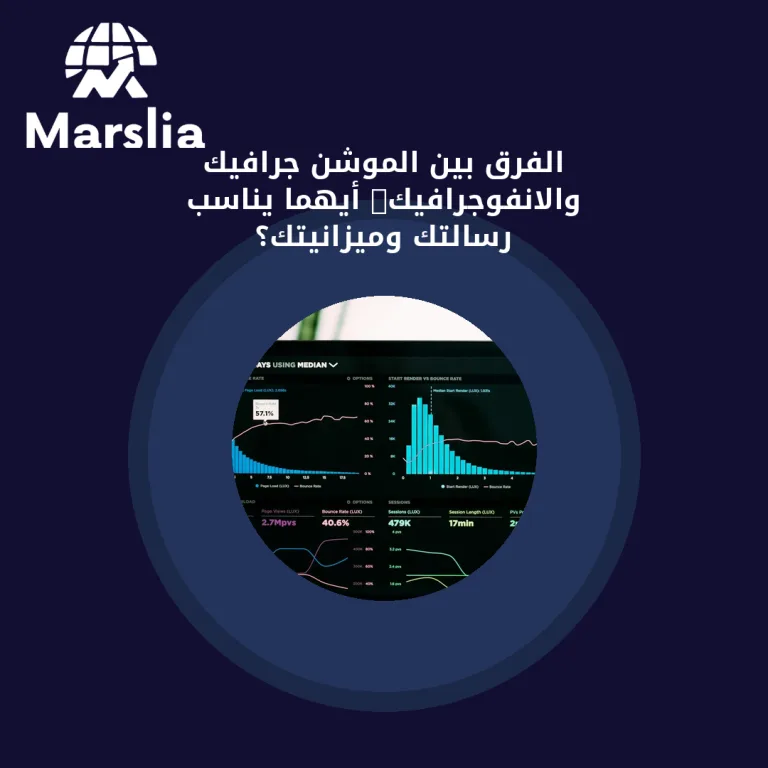 الفرق بين الموشن جرافيك والانفوجرافيك: أيهما يناسب رسالتك وميزانيتك؟
