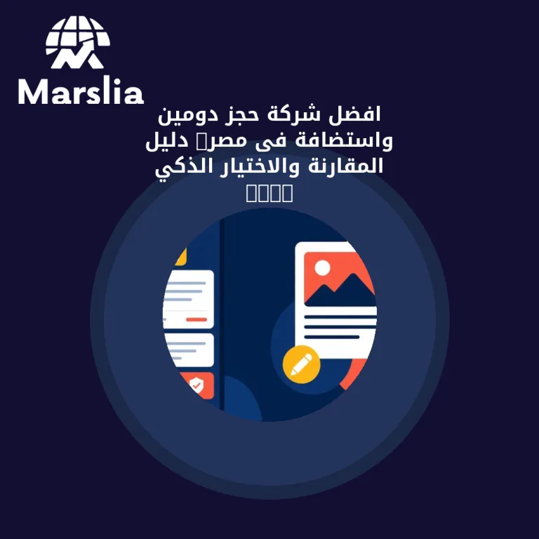 افضل شركة حجز دومين واستضافة فى مصر: دليل المقارنة والاختيار الذكي 2026