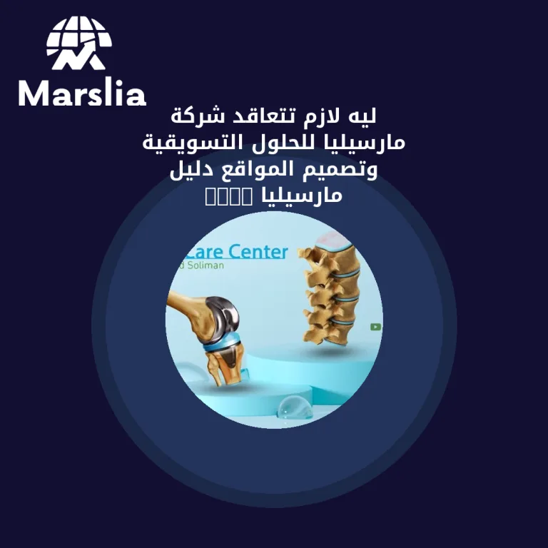 ليه لازم تتعاقد شركة مارسيليا للحلول التسويقية وتصميم المواقع | دليل مارسيليا 2026