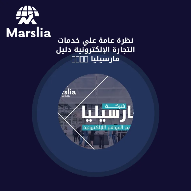 نظرة عامة علي خدمات التجارة الإلكترونية | دليل مارسيليا 2026