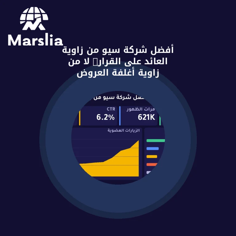 أفضل شركة سيو من زاوية العائد على القرار: لا من زاوية أغلفة العروض