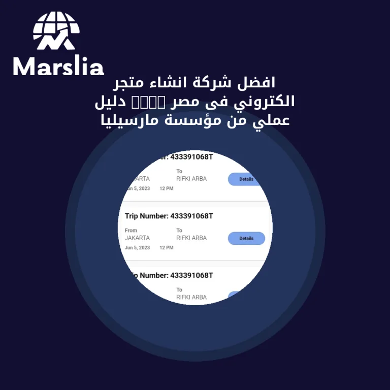 افضل شركة انشاء متجر الكتروني فى مصر 2024 | دليل عملي من مؤسسة مارسيليا