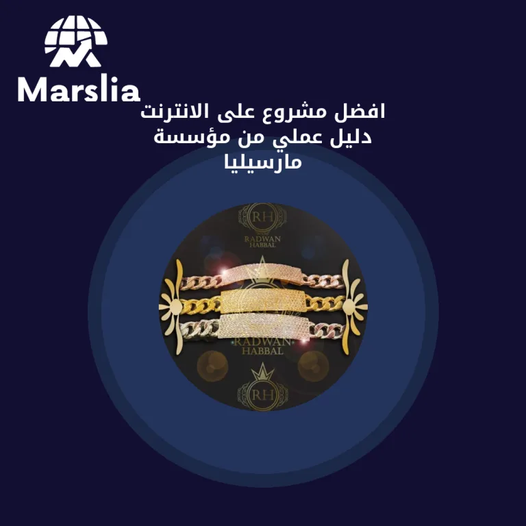 افضل مشروع على الانترنت | دليل عملي من مؤسسة مارسيليا