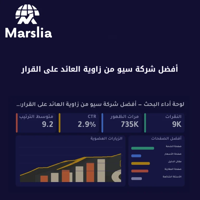 أفضل شركة سيو من زاوية العائد على القرار: لا من زاوية أغلفة العروض